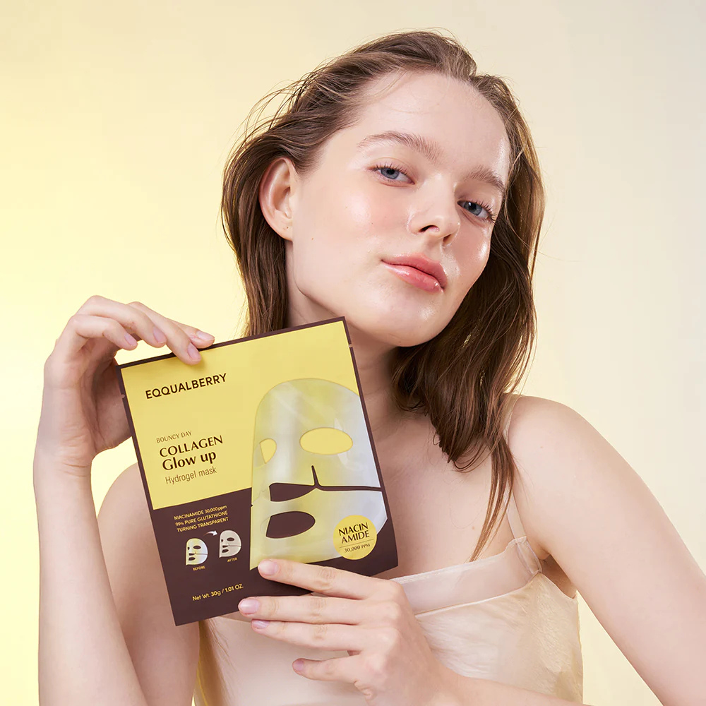 Eqqualberry | Collagen Glow Up Hydrogel Mask