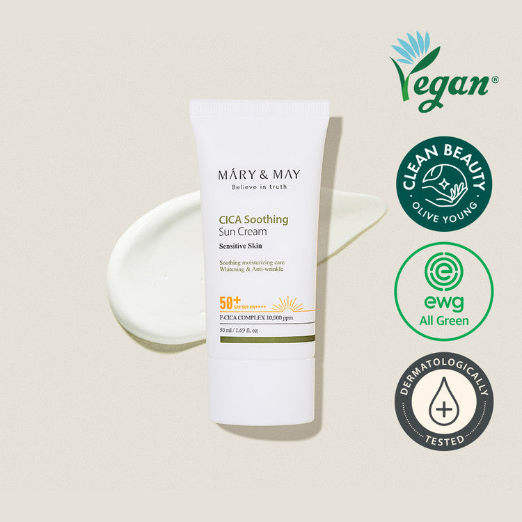 MARY & MAY | Cica Soothing Sun Cream