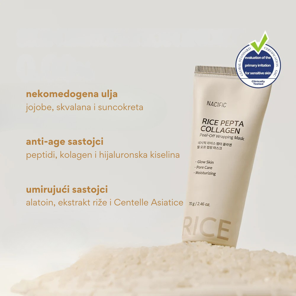 NACIFIC | Rice Pepta Collagen Peel-Off Wrapping Mask
