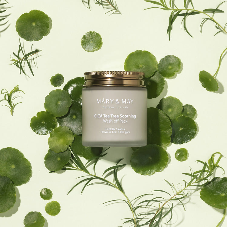 MARY & MAY | Cica Tea Tree Soothing Wash Off Mask Pack