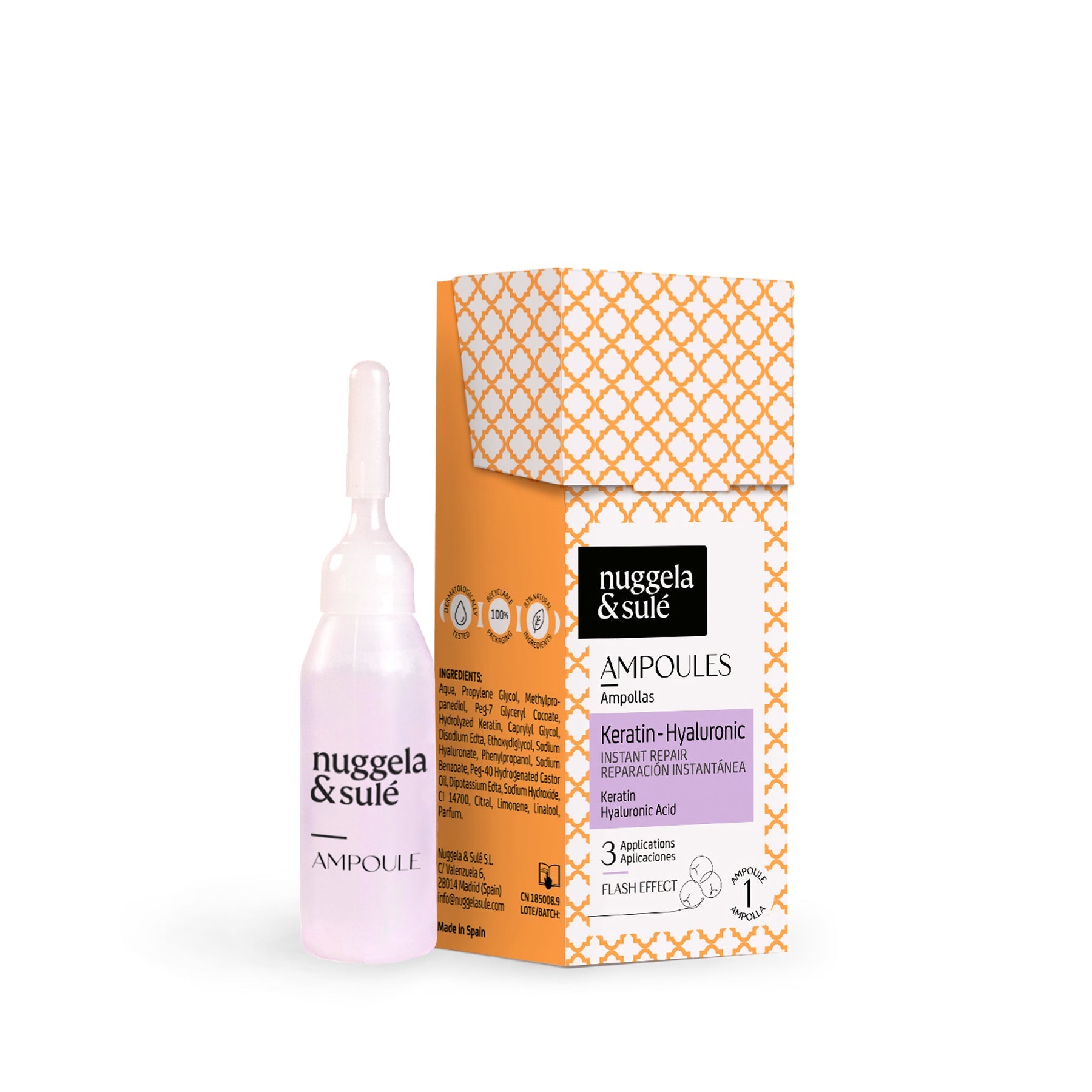 Nuggela & Sulé | Ampule Keratin - hijaluron