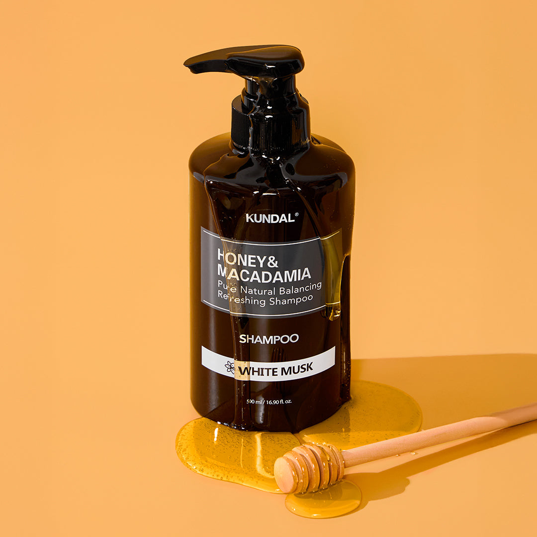 Kundal | Honey &amp; Macadamia Pure Natural Balancing Refreshing Shampoo - 3 mirisa