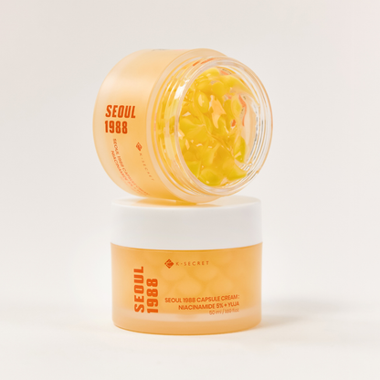 K-SECRET | SEOUL 1988 Capsule Cream : Niacinamide 5% + Yuja