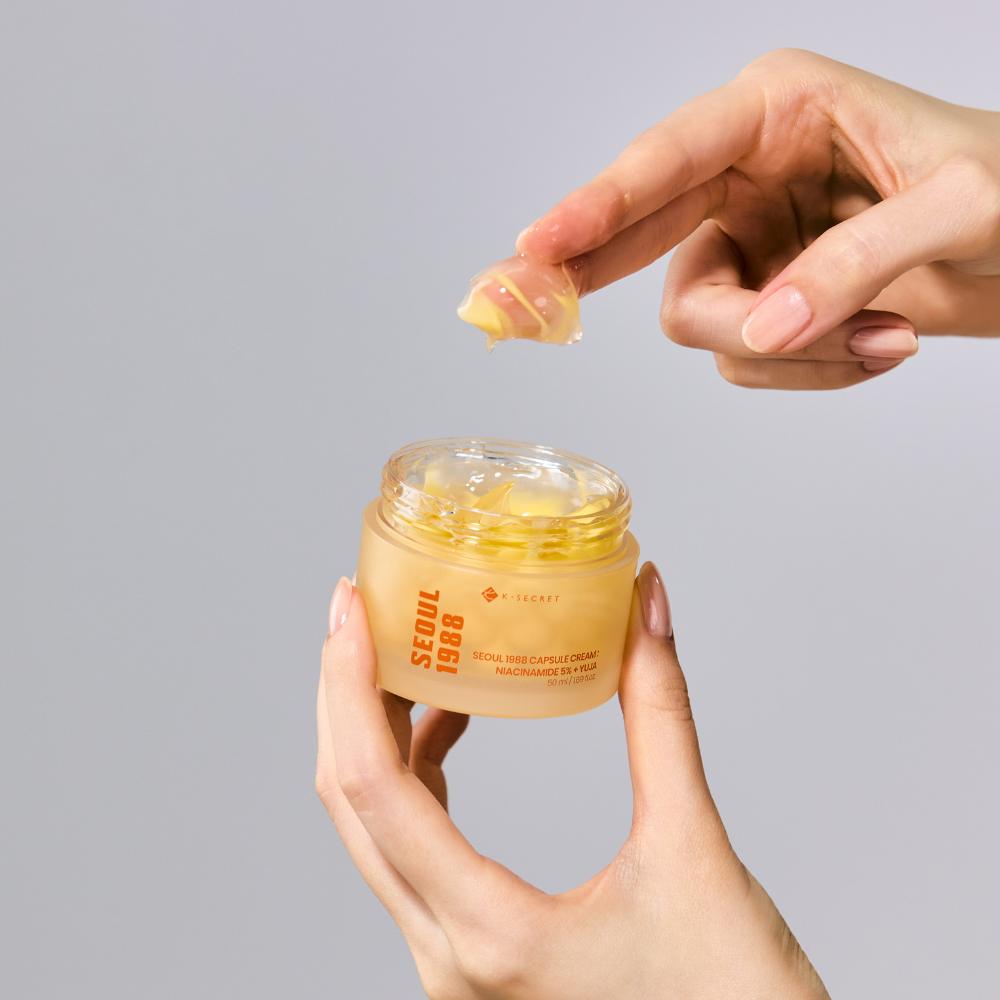 K-SECRET | SEOUL 1988 Capsule Cream : Niacinamide 5% + Yuja