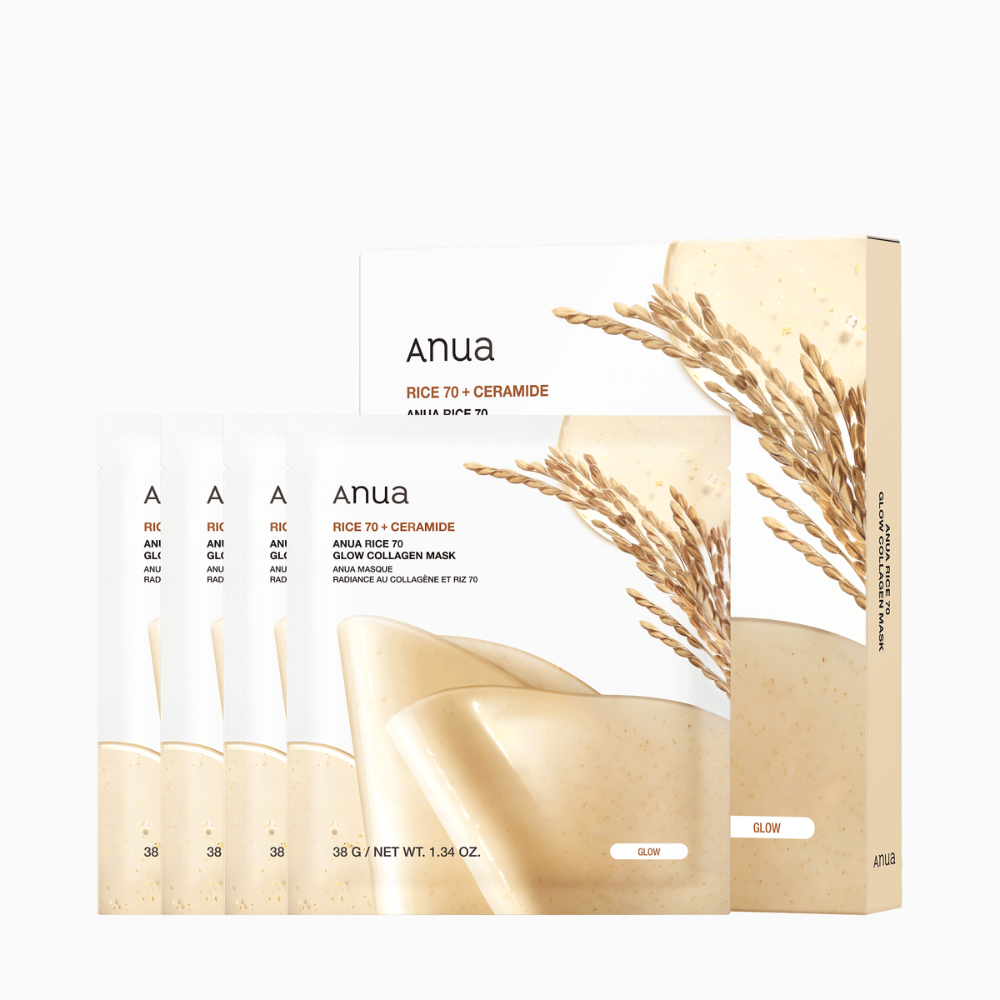 Anua | Rice 70 Glow Collagen Mask
