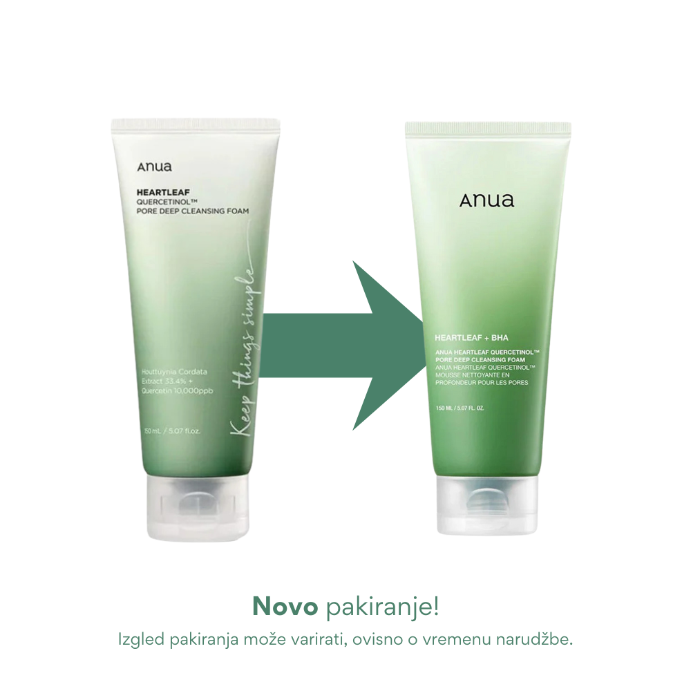 Anua | Heartleaf Quercetinol Pore Deep Cleansing Foam