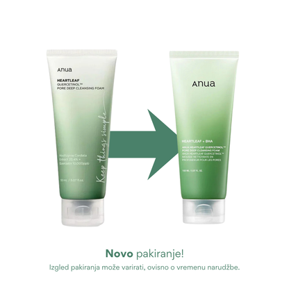 Anua | Heartleaf Quercetinol Pore Deep Cleansing Foam