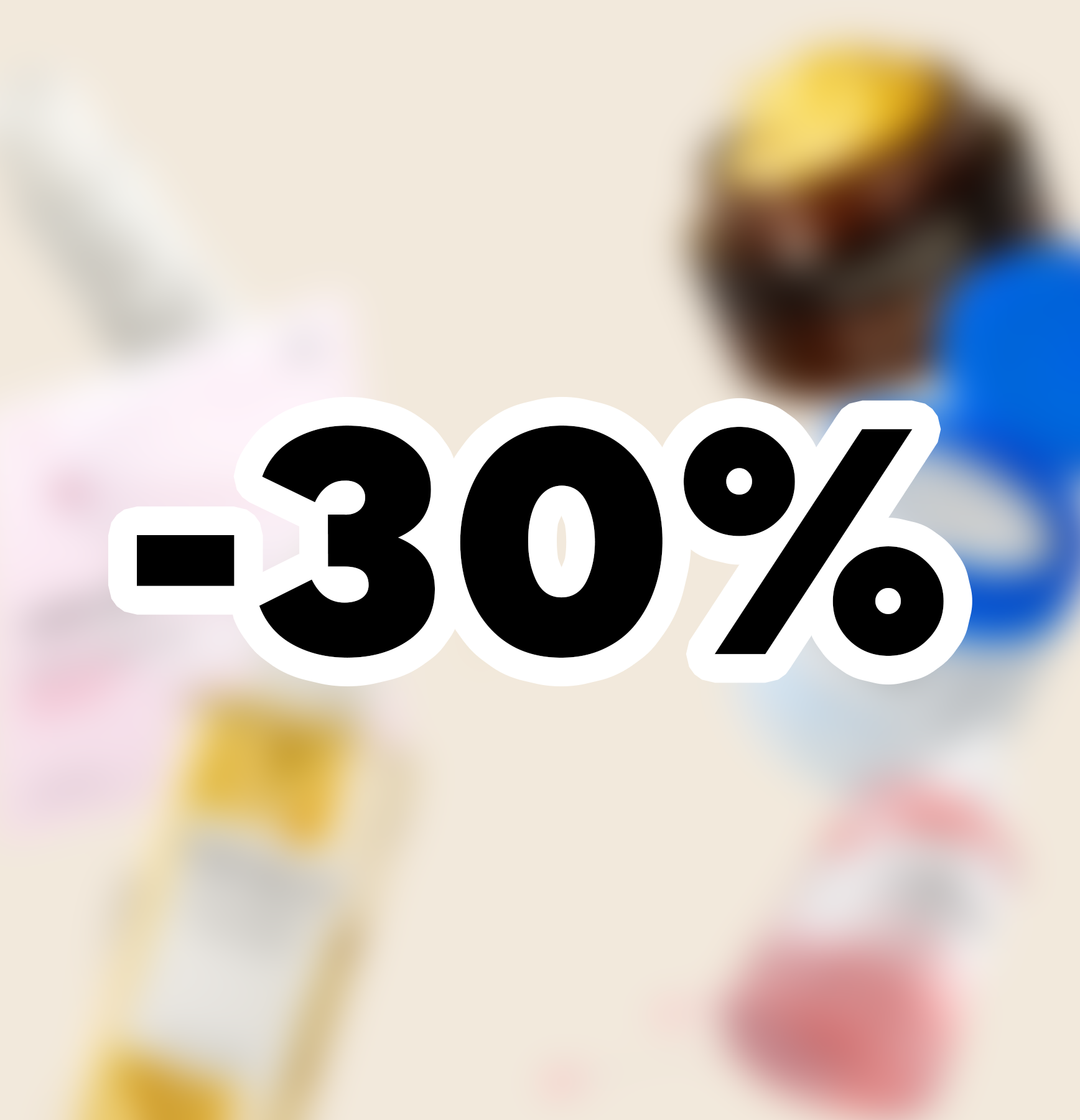 <p>Dodatnih 10% popusta za ukupnih 30% popusta NA SVE!</p>