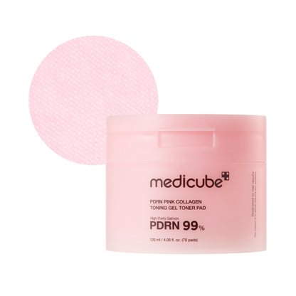 Medicube | PDRN Pink Collagen Toning Gel Toner Pad