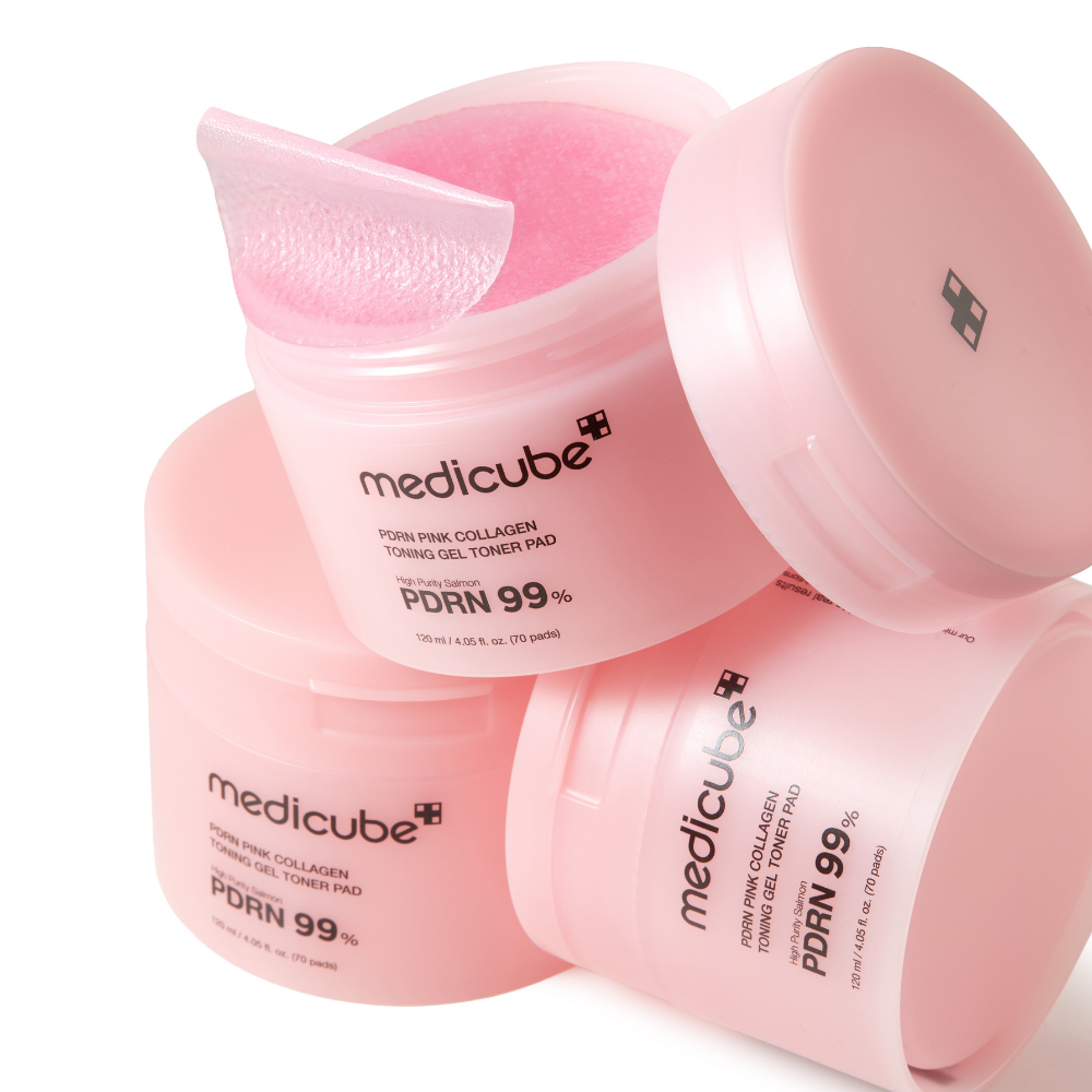 Medicube | PDRN Pink Collagen Toning Gel Toner Pad