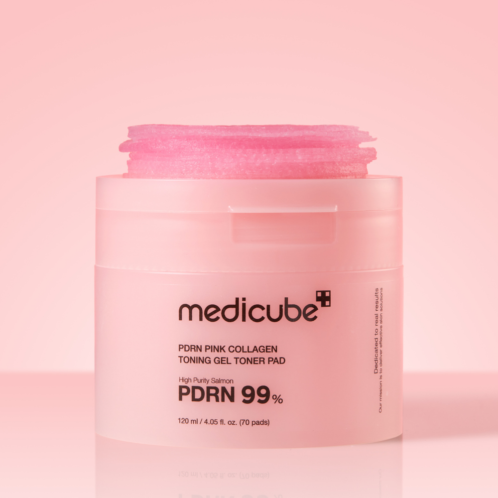 Medicube | PDRN Pink Collagen Toning Gel Toner Pad
