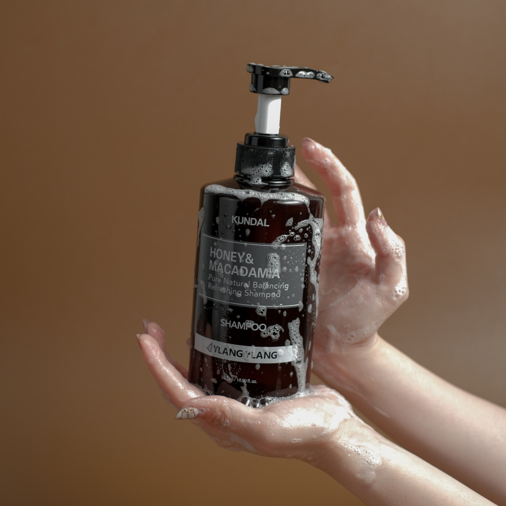 Kundal | Honey &amp; Macadamia Pure Natural Balancing Refreshing Shampoo - 3 mirisa
