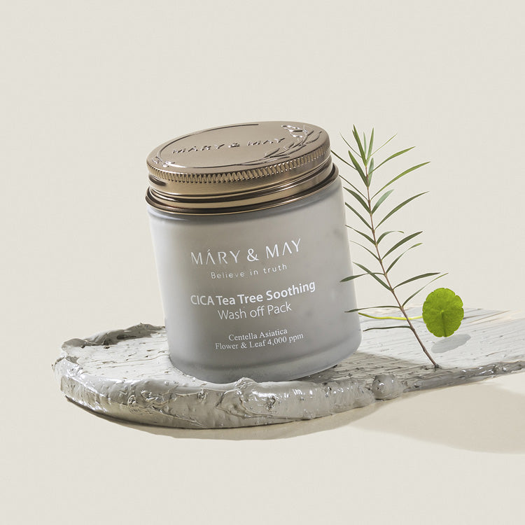 MARY &amp; MAY | Cica Tea Tree Soothing Wash Off Mask Pack