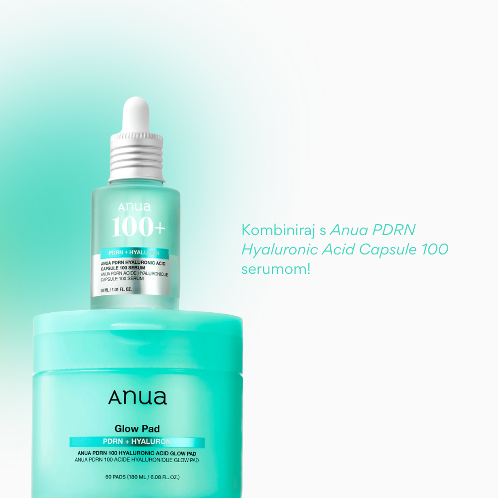 Anua | PDRN 100 Hyaluronic Acid Glow Pad