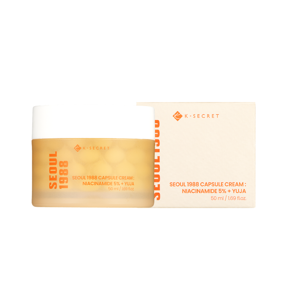 K-SECRET | SEOUL 1988 Capsule Cream : Niacinamide 5% + Yuja