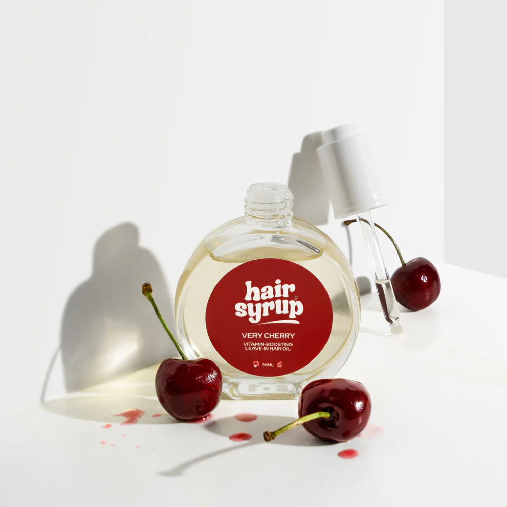 Hair Syrup | Very Cherry Vitamin Boosting Leave-in Oil