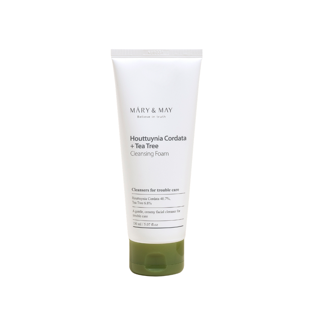 MARY &amp; MAY | Houttuynia Cordata + Tea Tree Cleansing Foam