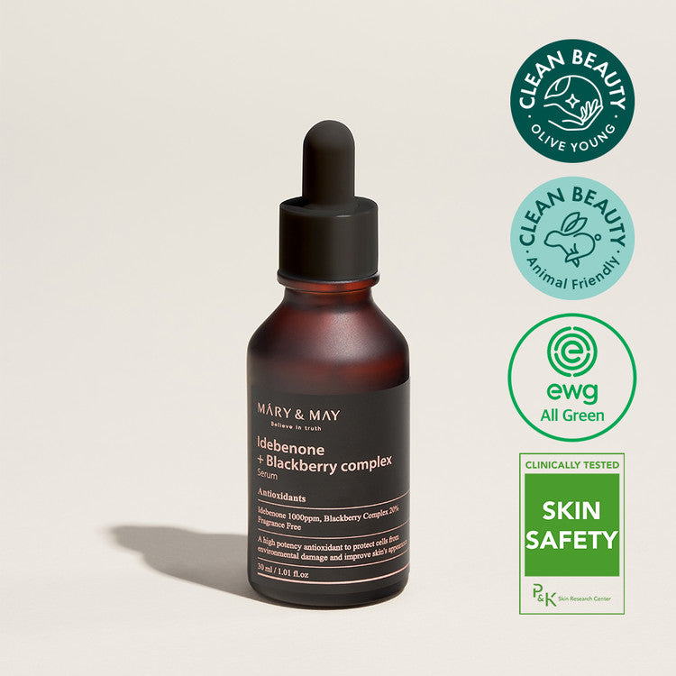 MARY &amp; MAY | Idebenone + Blackberry Complex Serum