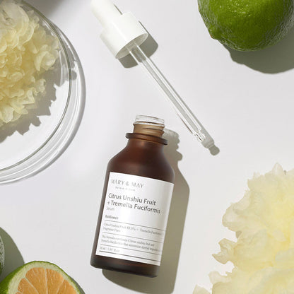 MARY &amp; MAY | Citrus Unshiu Fruit + Tremella Fuciformis Serum